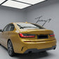 Passenger side outer wing LED rear tail light lamp installed on a 2018-2022 BMW 3 Series G20/G28