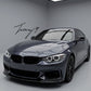 Gloss black front lip splitter for BMW 4 Series F32 F33 F36 2013 to 2020
