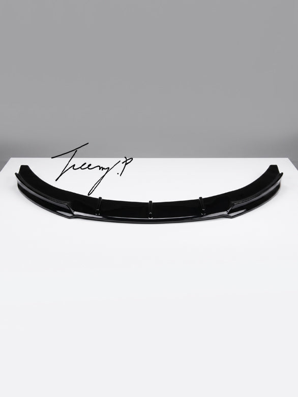 Gloss black front lip splitter for BMW 4 Series F32 F33 F36 2013 to 2020

