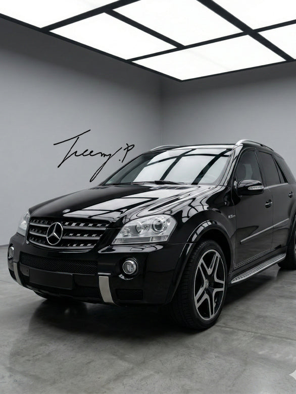 Mercedes ML W164 aluminium silver running boards side steps 2005–2011
