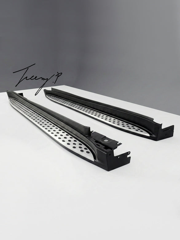 Mercedes ML W164 aluminium silver running boards side steps 2005–2011
