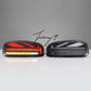 Smoked LED rear tail light lamps assembly installed on a 2015-2024 MINI Cooper Clubman F5