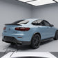 Carbon look rear trunk boot spoiler for Mercedes GLC Coupe C253 2016 to 2022