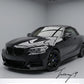 Gloss black M Performance side blade extensions for BMW 1 Series F20 F21 2012 to 2019 and 2 Series F22 F23 2014 to 2021

