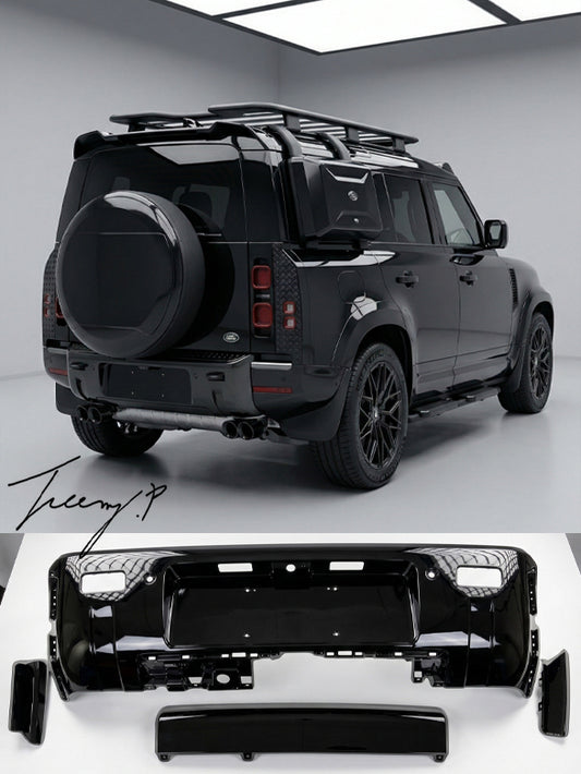 Land Rover Defender 110 L663 rear bumper moulding trim kit 2020 to 2023
