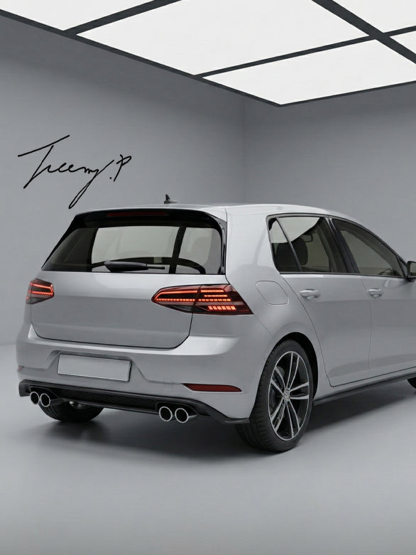 VW Golf MK7 MK7.5 GTI smoked sequential LED tail lights 2012 to 2020
