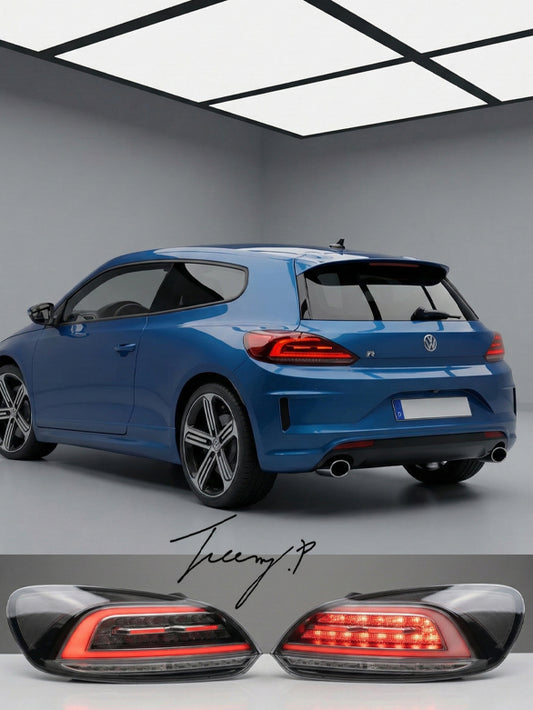 Volkswagen Scirocco MK3 smoked sequential LED tail lights 2009 to 2014

