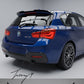 Gloss black rear roof spoiler for BMW 1 Series F20 F21 M Sport 2011 to 2019

