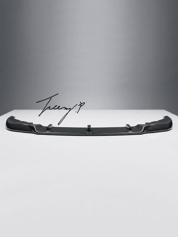 BMW 7 Series G11 G12 M Sport carbon look R style front lip splitter 2019-2022
