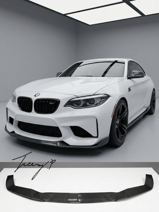BMW F87 M2 Performance carbon look front splitter lip valance spoiler 2015+