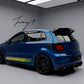 VW Polo MK5 Batman style gloss black rear spoiler wing
