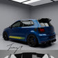 VW Polo MK5 Batman style gloss black rear spoiler wing
