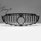 Black chrome GT Panamericana style front grille for Mercedes E Class W213 2016 to 2020
