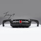BMW 5 Series F10 F11 M Sport M5 rear diffuser F1 bodykit for 2010 - 2017 models
