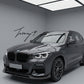 BMW X4 G02 X3 G01 M Performance carbon look front lip splitter spoiler 2018+
