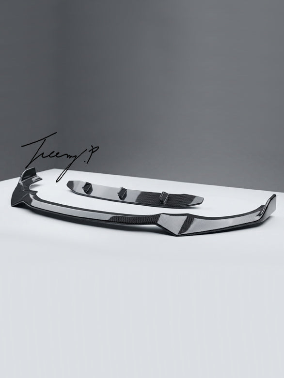 BMW X4 G02 X3 G01 M Performance carbon look front lip splitter spoiler 2018+
