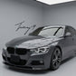 BMW 3 Series F30 F31 M Sport carbon fiber style front splitter spoiler lip body kit 2012-2019
