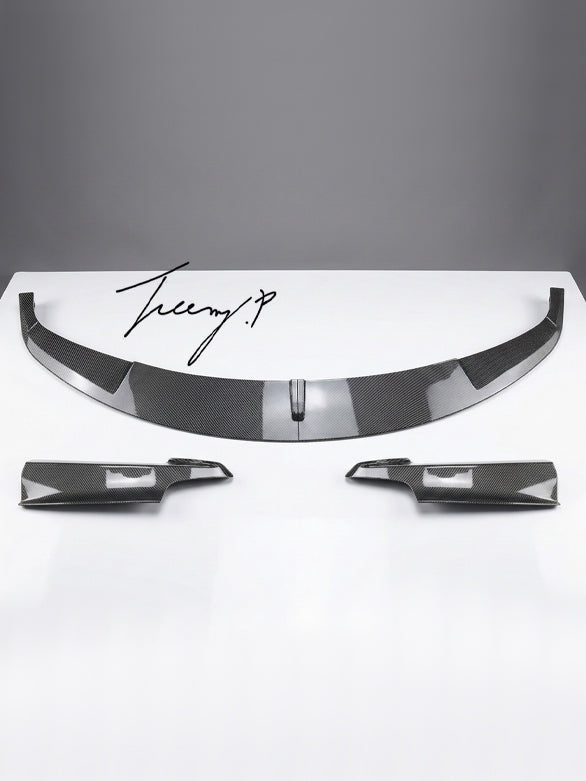BMW 3 Series F30 F31 M Sport carbon fiber style front splitter spoiler lip body kit 2012-2019
