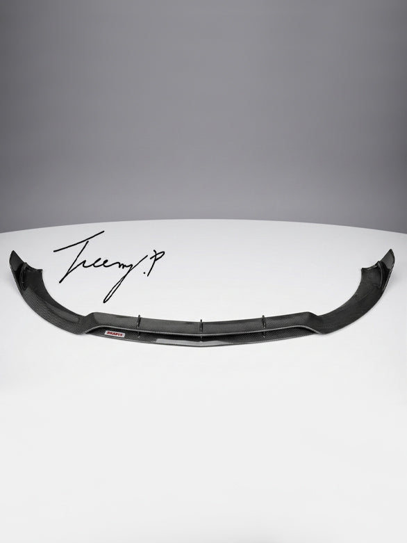 Mercedes AMG C63 C63S W205 Brabus style carbon fiber front splitter 2014–2021
