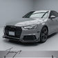 Audi A4 B9 S Line S4 M style carbon fiber front splitter 2016–2018
