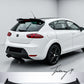 SEAT Leon MK2 1P Facelift 2009-2012 Gloss Black ABS Rear Boot Roof Spoiler Wing Lip Kit