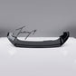 Gloss black front lip splitter for VW Golf MK7.5 R 2017 to 2020