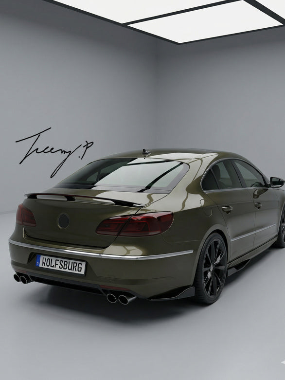 VW Passat CC B6 B7 rear bumper spats diffuser side lip 2008 to 2016
