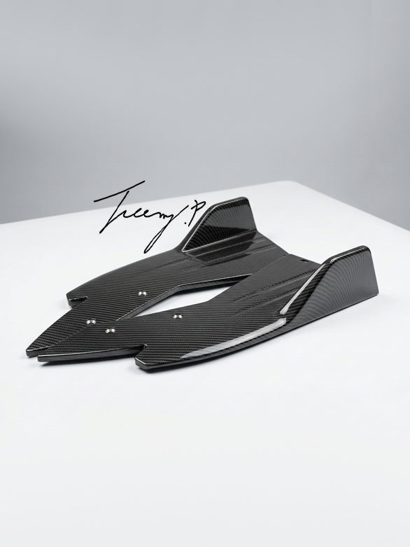 Maserati Ghibli carbon fiber rear bumper lip spoiler splitter diffuser canard 2013–present
