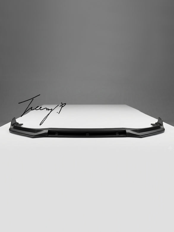 Ford Mustang Mach E front spoiler lip splitter body kit gloss black 2020+
