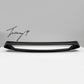Ford Mustang GT350 style gloss black rear trunk spoiler wing for 2015–2020 models
