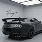 Ford Mustang GT style rear trunk spoiler lip roof wing for 2015–2023 models
