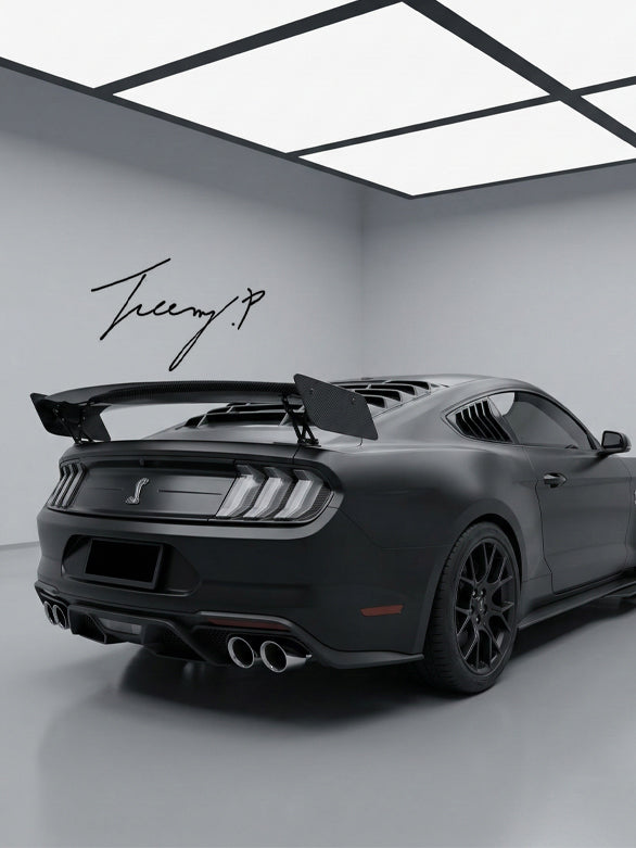 Ford Mustang GT style rear trunk spoiler lip roof wing for 2015–2023 models
