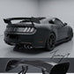 Ford Mustang GT style rear trunk spoiler lip roof wing for 2015–2023 models
