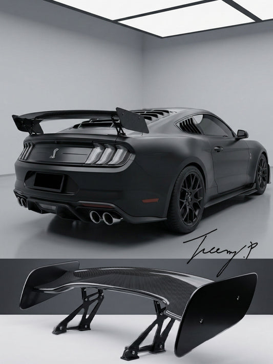 Ford Mustang GT style rear trunk spoiler lip roof wing for 2015–2023 models
