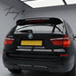 BMW X3 F25 rear roof spoiler M Performance style black fit 2011 to 2017