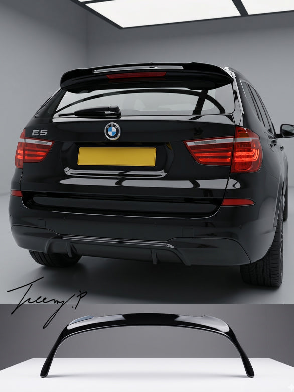 BMW X3 F25 rear roof spoiler M Performance style black fit 2011 to 2017