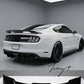 Ford Mustang Shelby GT500 style gloss black rear spoiler wing lip kit for 2015–2023 models
