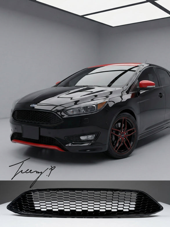 Ford Focus MK3 2015 to 2018 honeycomb mesh front bumper centre grille
