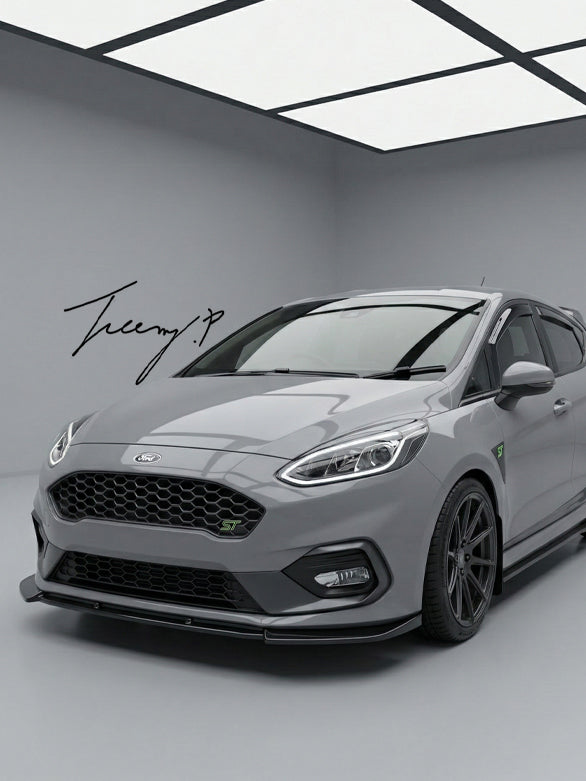 Ford Fiesta MK8 ST ST Line 2017 to 2021 front splitter bumper lip body kit
