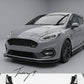 Ford Fiesta MK8 ST ST Line 2017 to 2021 front splitter bumper lip body kit
