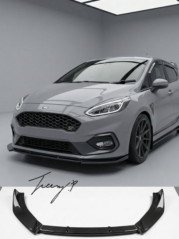 Ford Fiesta MK8 ST ST Line 2017 to 2021 front splitter bumper lip body kit
