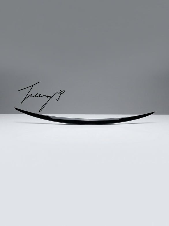 VW Passat B6 B7 piano black rear trunk lip spoiler 2005 to 2014
