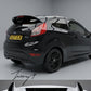 Ford Fiesta hatchback 2008 to 2014 rear boot roof spoiler gloss black OEM quality
