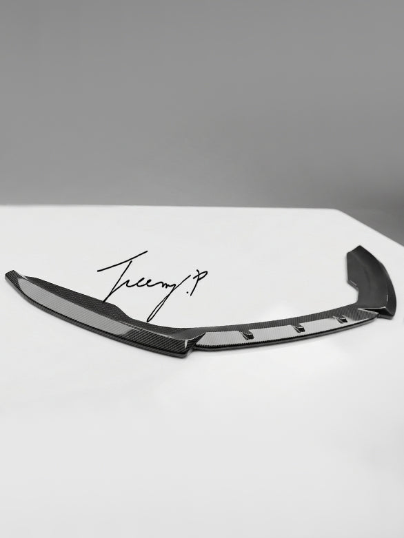 Ford Fiesta MK7 facelift 2012 to 2017 front splitter gloss black
