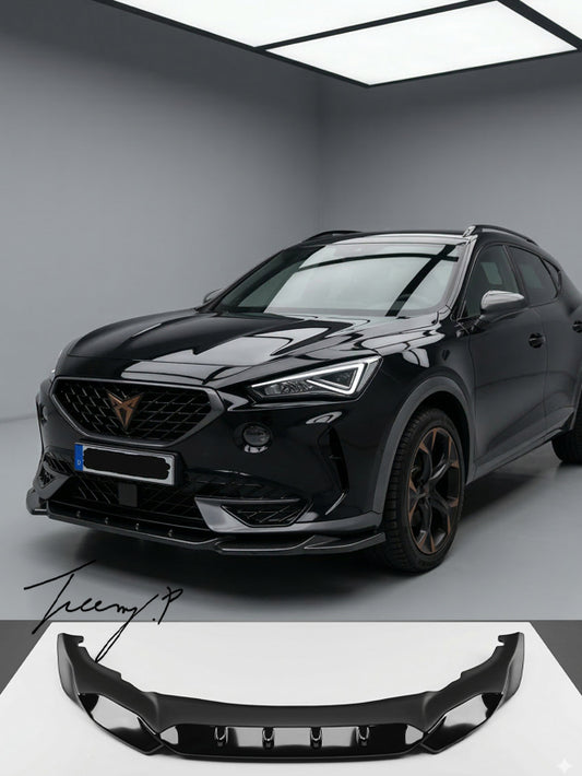 CUPRA Formentor 2020+ gloss black front splitter
