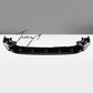 Gloss black front lip splitter for VW Golf MK7 and MK7.5 R Line GTI 2017 to 2020
