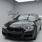 BMW 3 Series F30 F31 2012-2019 silver diamond kidney grille
