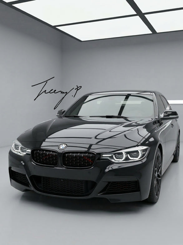 BMW 3 Series F30 F31 2012-2019 silver diamond kidney grille
