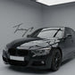 BMW 4 Series F32 F33 F36 2013-2020 M4 style gloss black twin bar kidney grille
