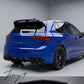 Gloss black CS style rear boot roof spoiler for VW Golf MK8 R Line 2019 and newer
